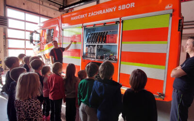 Návštěva hasičské stanice Modřany
